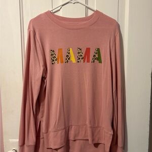 PositiviTees “MAMA” Oversized Sweatshirt – Size Small (4-6)